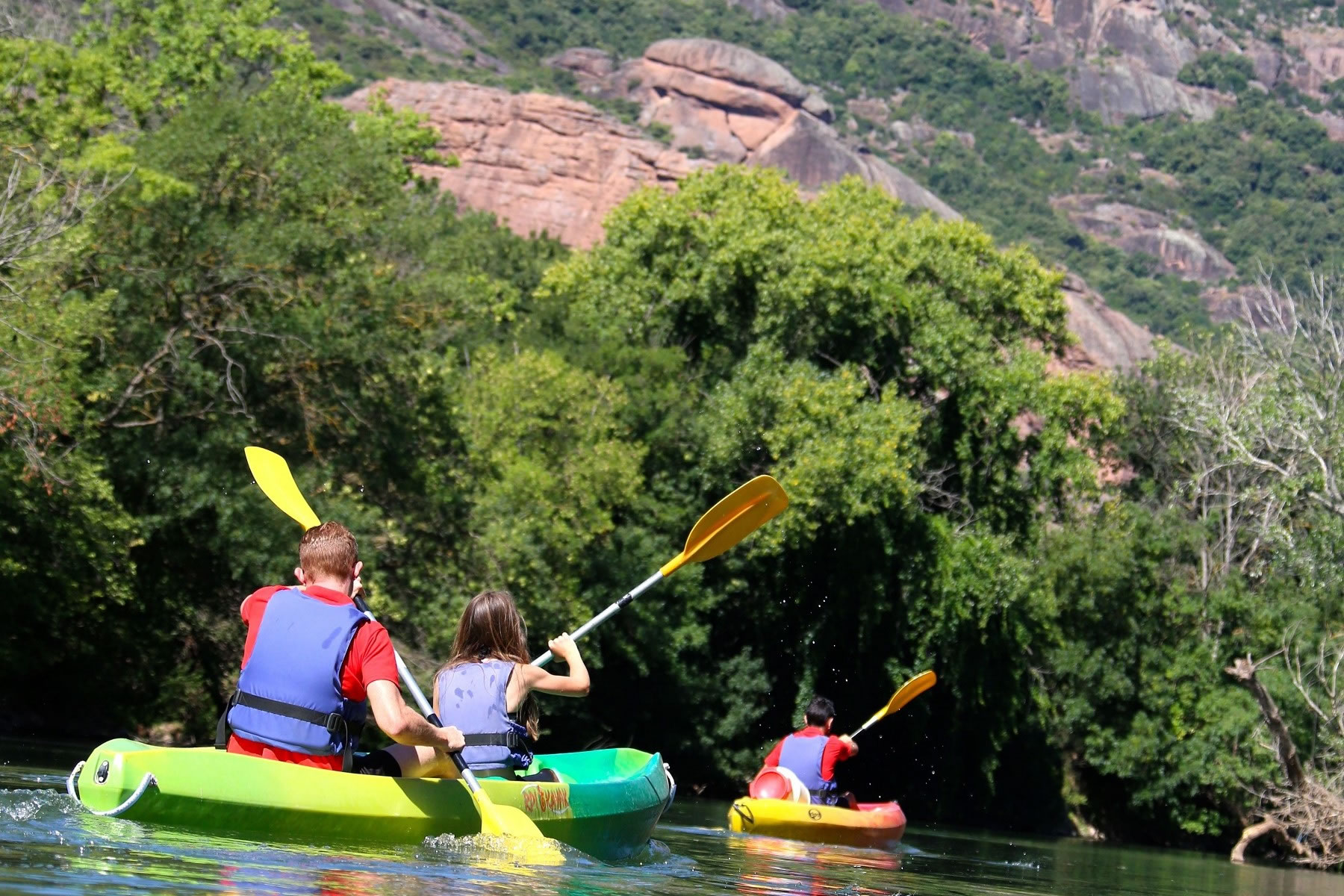 Parcours libres en Canoe Kayak ou paddle sur l'Argens depuis Roquebrune-sur-Argens